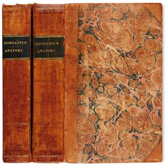 MEDICINE  MORGAGNI, GIOVANNI BATTISTA. The Seats and Causes of Diseases, investigated by Anatomy.  2 vols.  1824